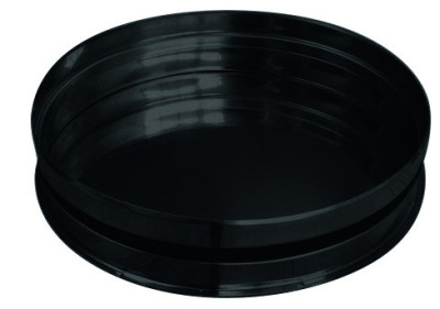 Bouchon obturateur noir serie Octans Ø150