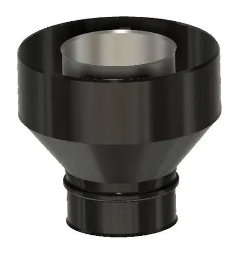 100337 OCTANS adaptateur cx triple paroi.jpg Adaptateur 2-0 vers concentrique Octans Pellets
