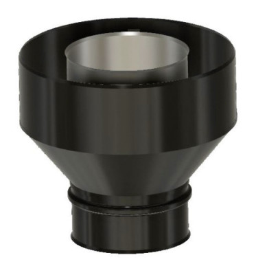 100337 OCTANS adaptateur cx triple paroi.jpg Adaptateur 2-0 vers concentrique Octans Pellets