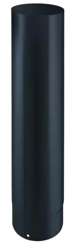 Élément droit raccordement émail noir mat 1,2 mm
