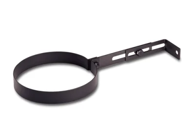 Collier de suspension acier peint noir 2mm