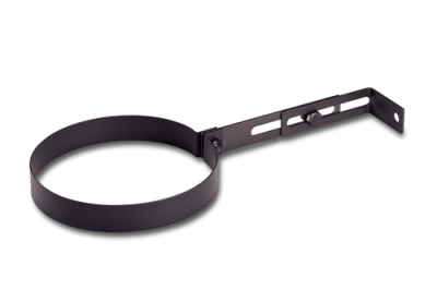 Collier de suspension acier peint noir 2mm