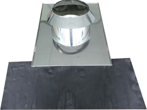 754708 Pellets DP solin tuile.jpg Solin inox base plomb Apollo Pellets Double Paroi