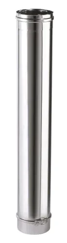 Elément droit Apollo Pellets concentrique Ø130/200 et Ø150/200