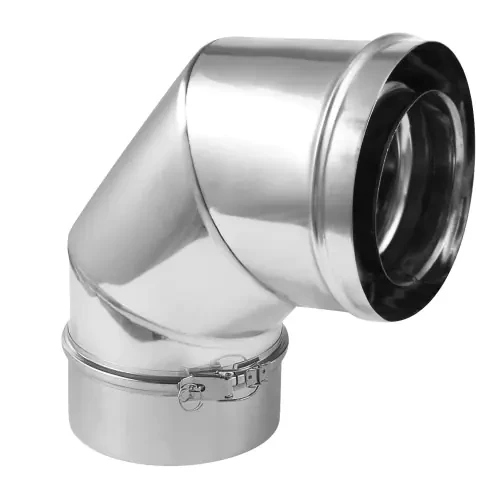 Coude Apollo Pellets concentrique Ø130/200 et Ø150/200