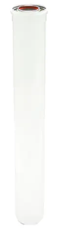 Elément CX réglable 380-500 mm Apollo Alu - Aluminium / blanc Ø80/125