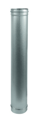 Élément droit inox/galva 3CEp concentrique