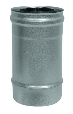 Élément droit inox/galva 3CEp concentrique