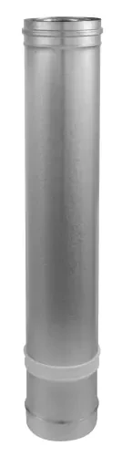Élément droit réglable inox/galva 3CEp concentrique