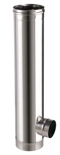 Té à 93° 1 piquage inox/inox 3CEp concentrique