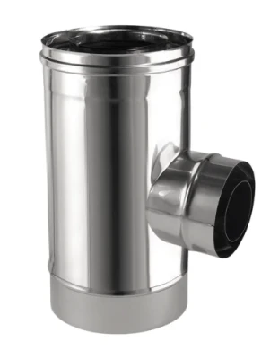 Té court à 93° 1 piquage inox/inox 3CEp concentrique Té court à 93° 1 piquage inox/inox 3CEp concentrique
