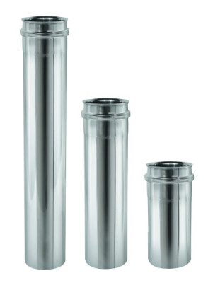Élément droit inox avec joints 3CEp Shunt