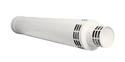 Terminal horiz 750 mm concentrique Pegasus inox Terminal horiz 750 mm concentrique Pegasus inox