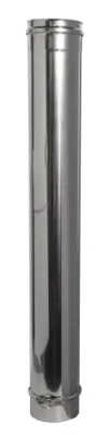 ACPLJSP_L1000_VISUEL.JPG Elément droit simple paroi pour raccordement buse fumée Apollo Pellets concentrique Biomasse