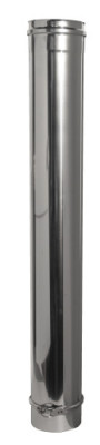 ACPLJSP_L1000_VISUEL.JPG Elément droit simple paroi pour raccordement buse fumée Apollo Pellets concentrique Biomasse