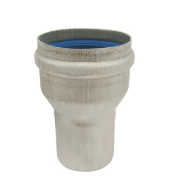 Apollo ALU - simple paroi - pour changer de diamètre dans le conduit -ALU Ø80-60 Apollo ALU - simple paroi - pour changer de diamètre dans le conduit -ALU Ø80-60