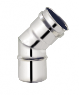 Coude simple paroi Pegasus inox Coude simple paroi Pegasus inox