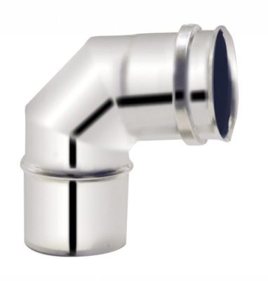 Coude simple paroi Pegasus inox Coude simple paroi Pegasus inox
