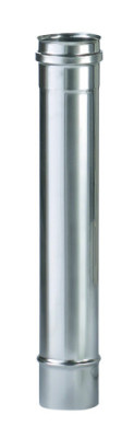 Élément droit simple paroi Pegasus inox