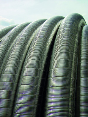 Flexible de tubage simple paroi inox "Flex SP 316"