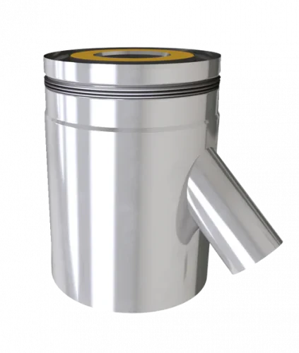 Élément droit 270mm avec té prise d'air 135° Octans Pellets