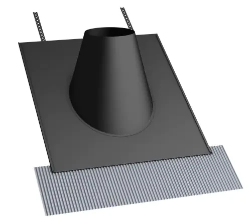 Solin plomb + bavette Apollo Pellets concentrique 2.0
