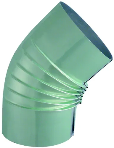 Coude plissé Aluminium Alugaz