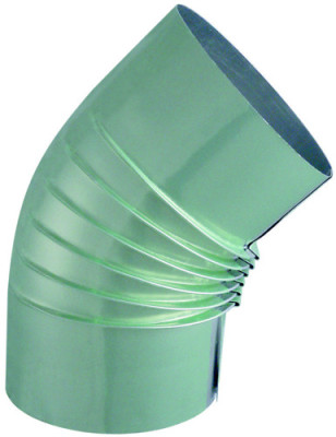 Coude plissé Aluminium Alugaz