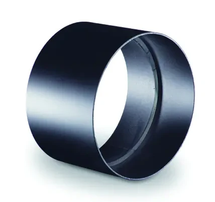 Manchette buse F/F acier peint noir 2mm