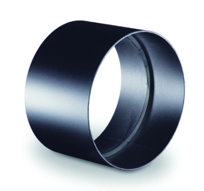 Manchette buse F/F acier peint noir 2mm