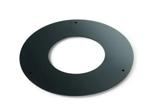 Rosace de finition 3 trous acier peint 2mm