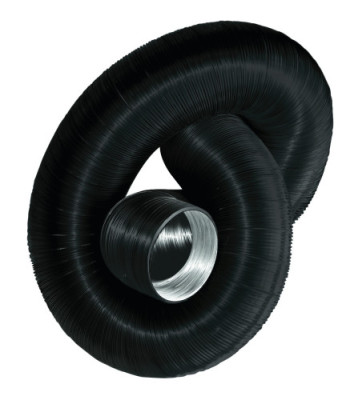 Conduits flexibles semi-rigide aluminium noir