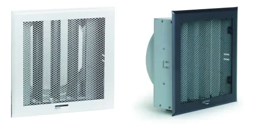 Grilles d'air chaud métal déployé diffusion d'air