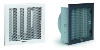 Grilles d'air chaud métal déployé diffusion d'air