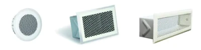 Grilles d'air chaud métal déployé décompression FP