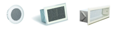 Grilles d'air chaud métal déployé décompression FP