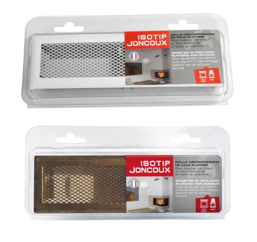 Grilles d'air chaud métal déployé décompression FP - gamme LS