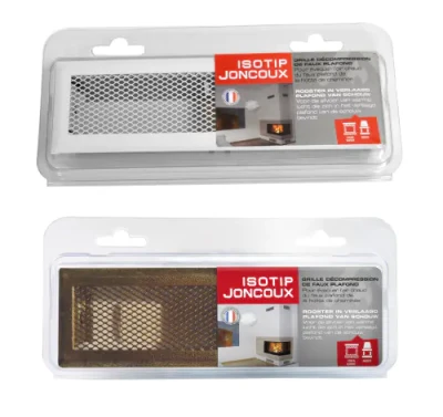 Grilles d'air chaud métal déployé décompression FP - gamme LS