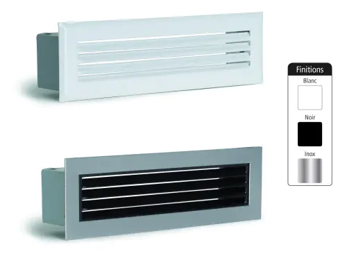 Grilles d'air chaud à lamelles décompression FP
