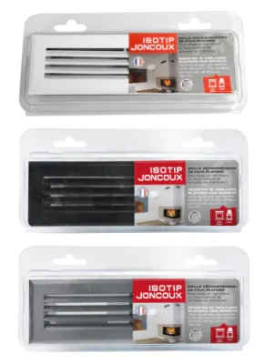 Grilles d'air chaud à lamelles décompression FP  - gamme LS