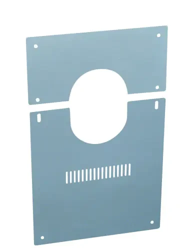 Plaque de finition basse pour flexible de tubage