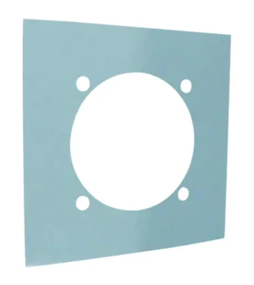 Plaque d'obturation pour flexible de tubage