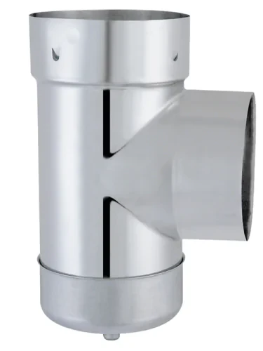 Té avec purge inox 304 à débouchure femelle