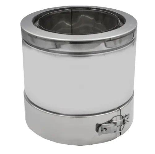 Adaptateur haut pour flexible isolé double paroi