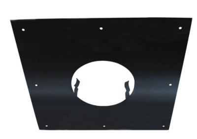 Plaque de propreté pour raccord poêle/tubage