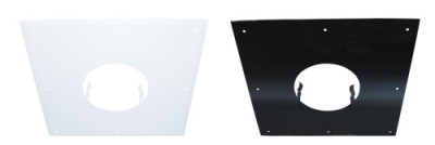 Plaque de propreté pour raccord poêle/tubage